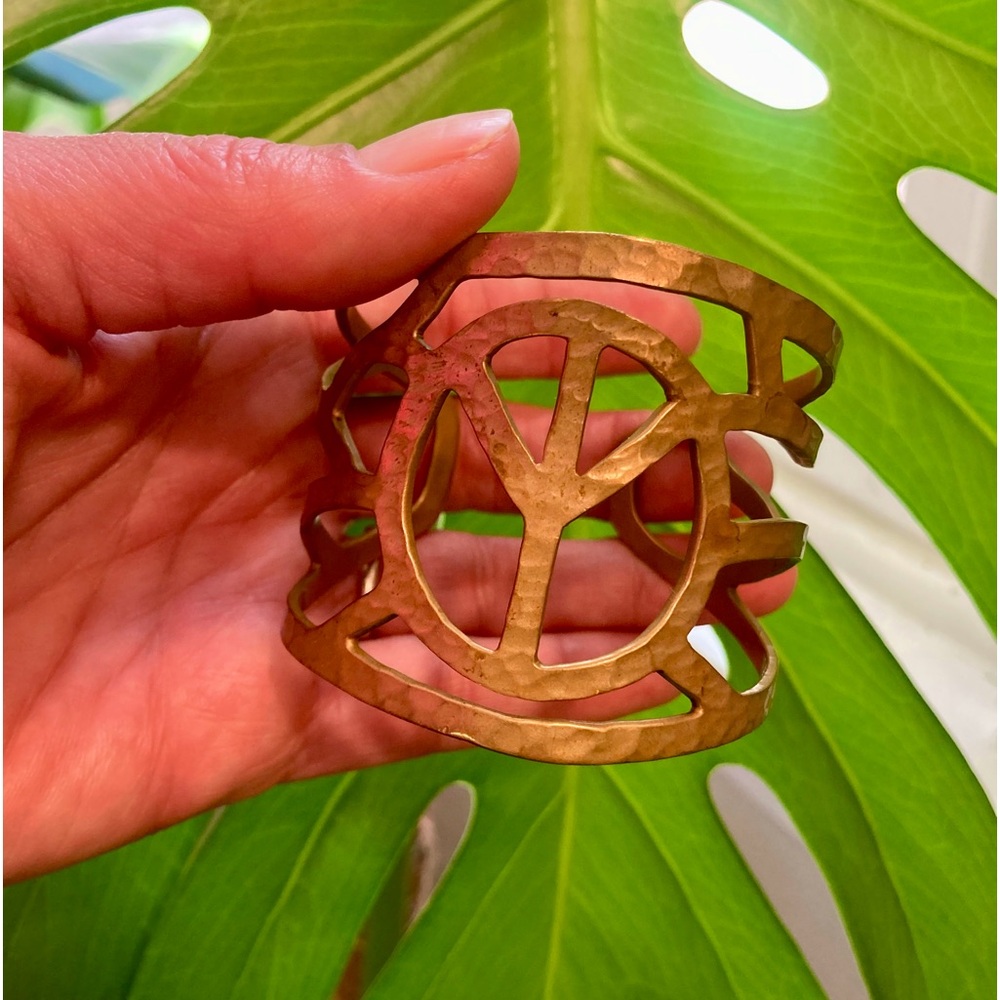 Peace Sign Boho Cuff - Picture 2 of 5